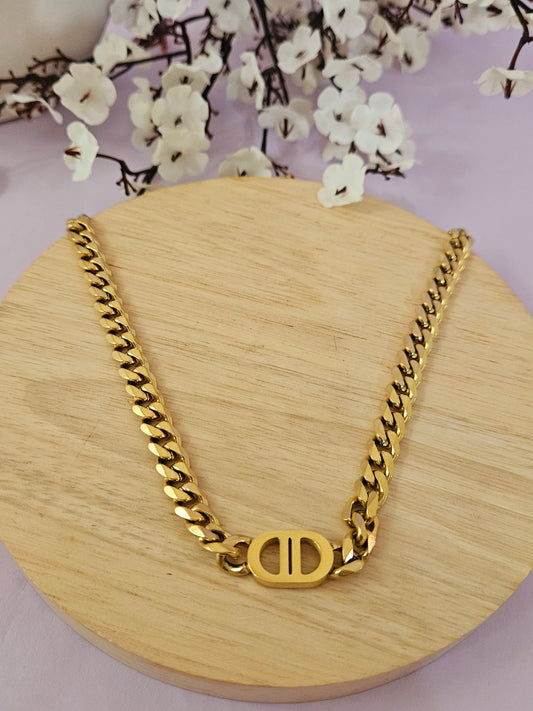 18K Micro-Gold Plated CD Chain