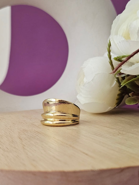 18K Micro-Gold Plated Band Ring