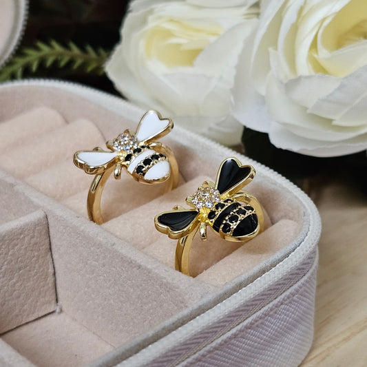 18K Micro-Gold Plated Queen Bee Ring