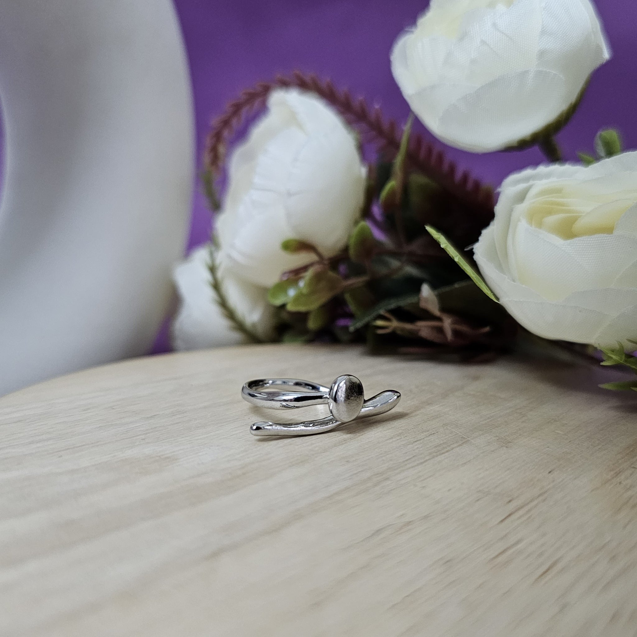 Silver Coiled Elegance Ring