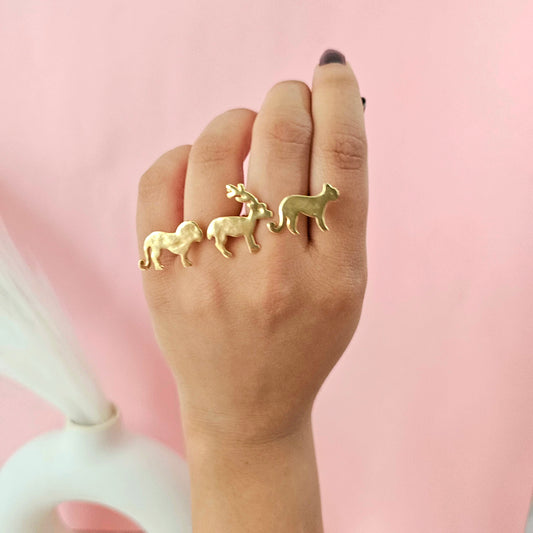 18K Micro-Gold Plated Wildlife Ring