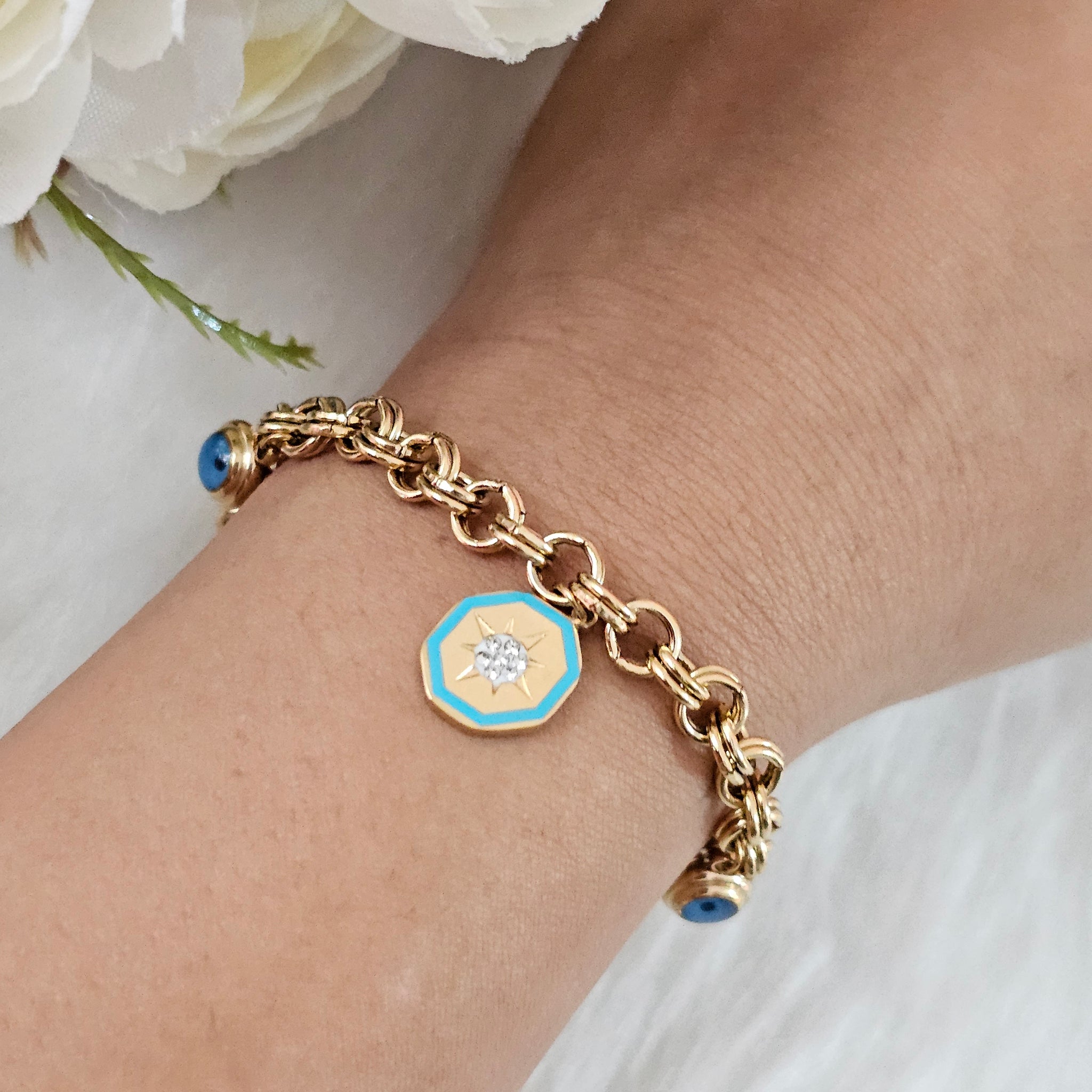 18K Micro-Gold Plated Lunar Light Bracelet