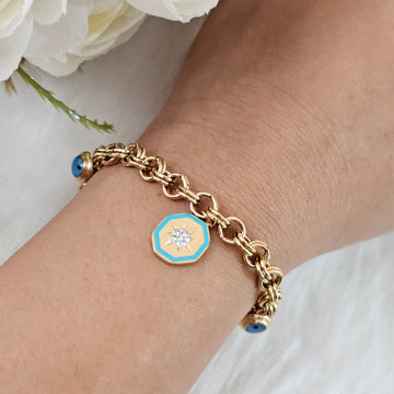 18K Micro-Gold Plated Lunar Light Bracelet