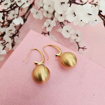 18K Micro-Gold Plated Blushing Bloom Earrings