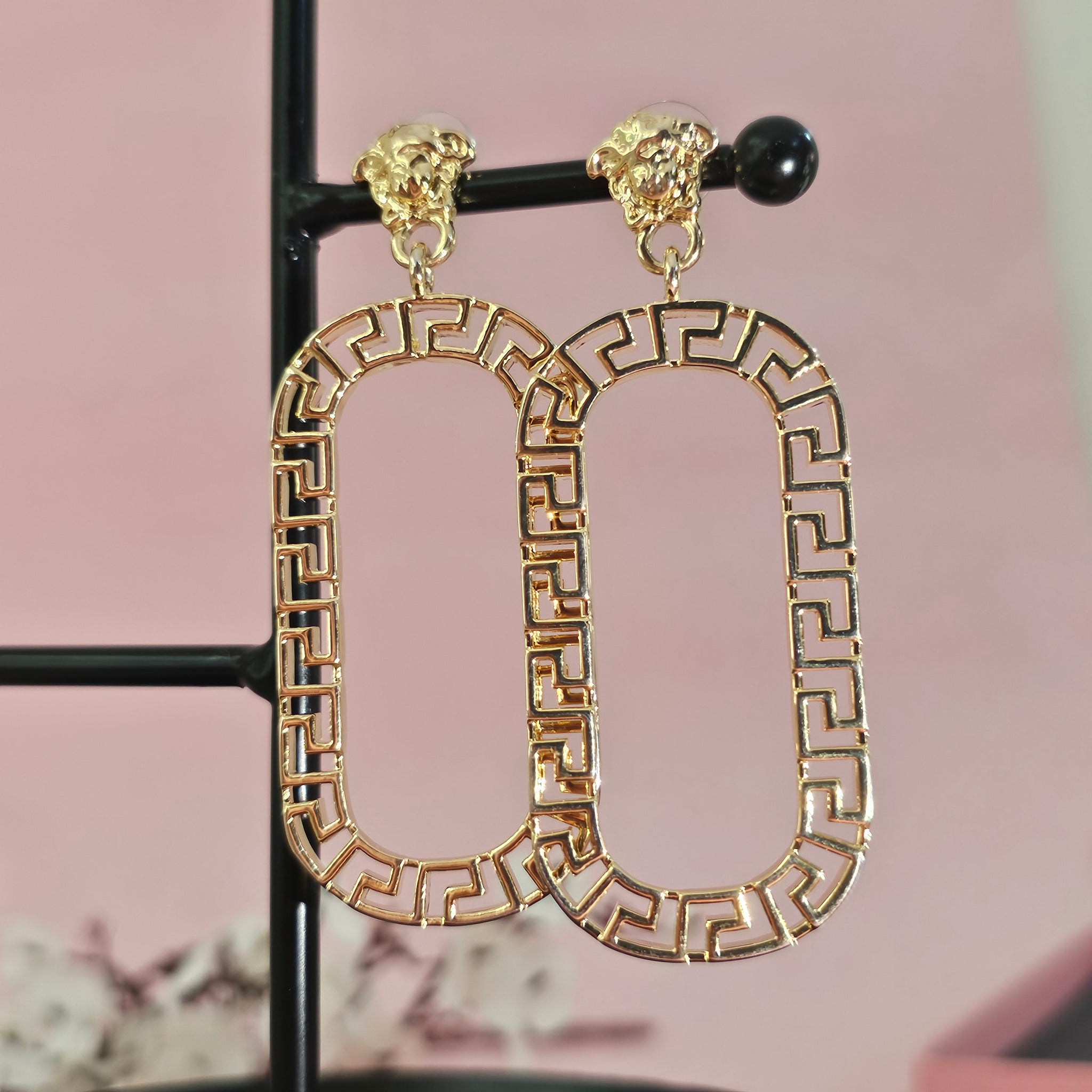 18K Micro-Gold Plated Long Drop Earrings