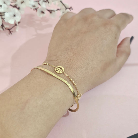 18K Micro-Gold Plated Wish Bracelet