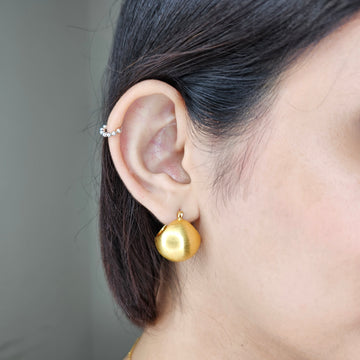 18K Micro-Gold Plated Dainty Rounded Hoops