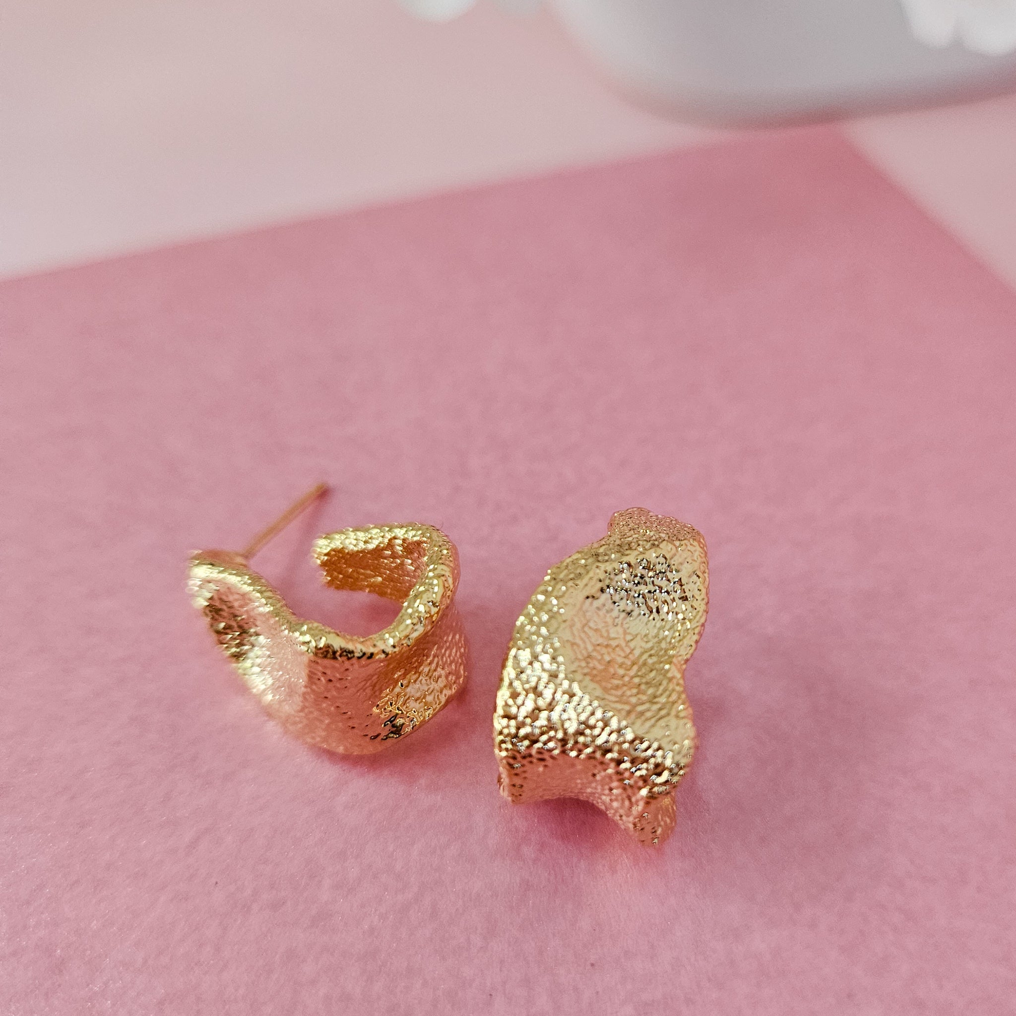 18K Micro-Gold Plated Cascade Earrings