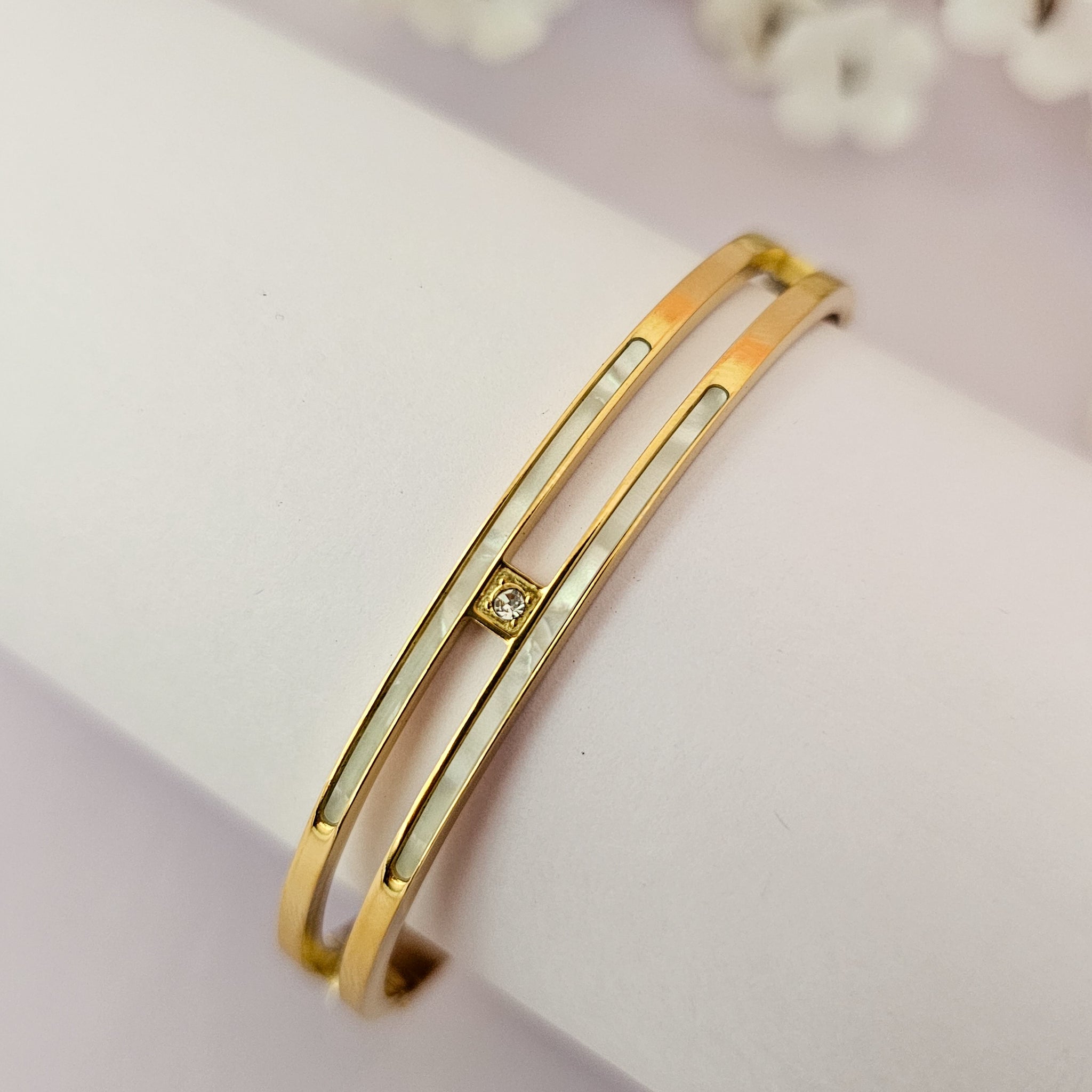 18K Micro-Gold Plated Golden Strands Bracelet