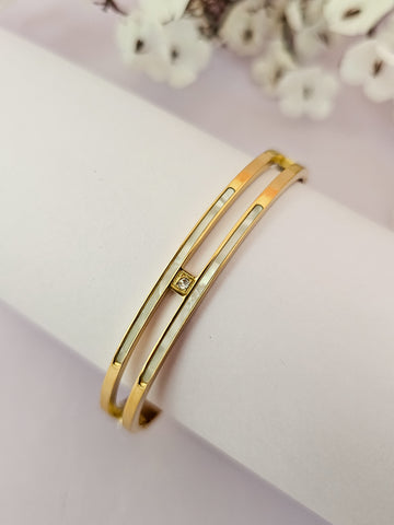 18K Micro-Gold Plated Golden Strands Bracelet