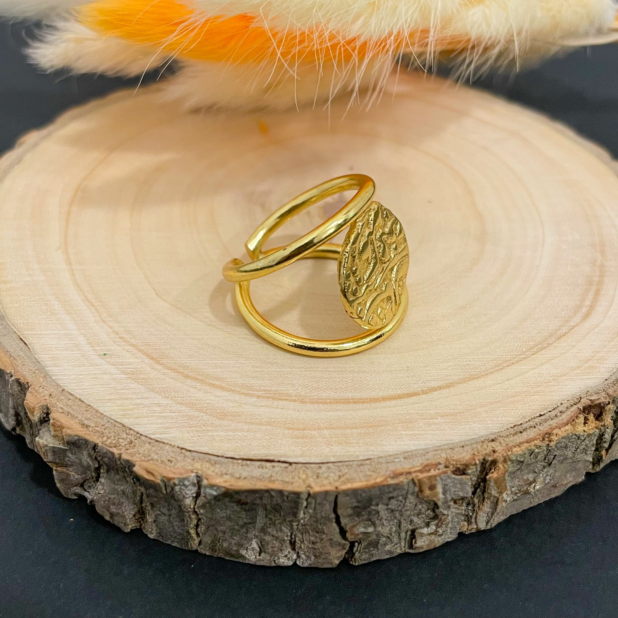 Handmade Brass Royal Seal Ring