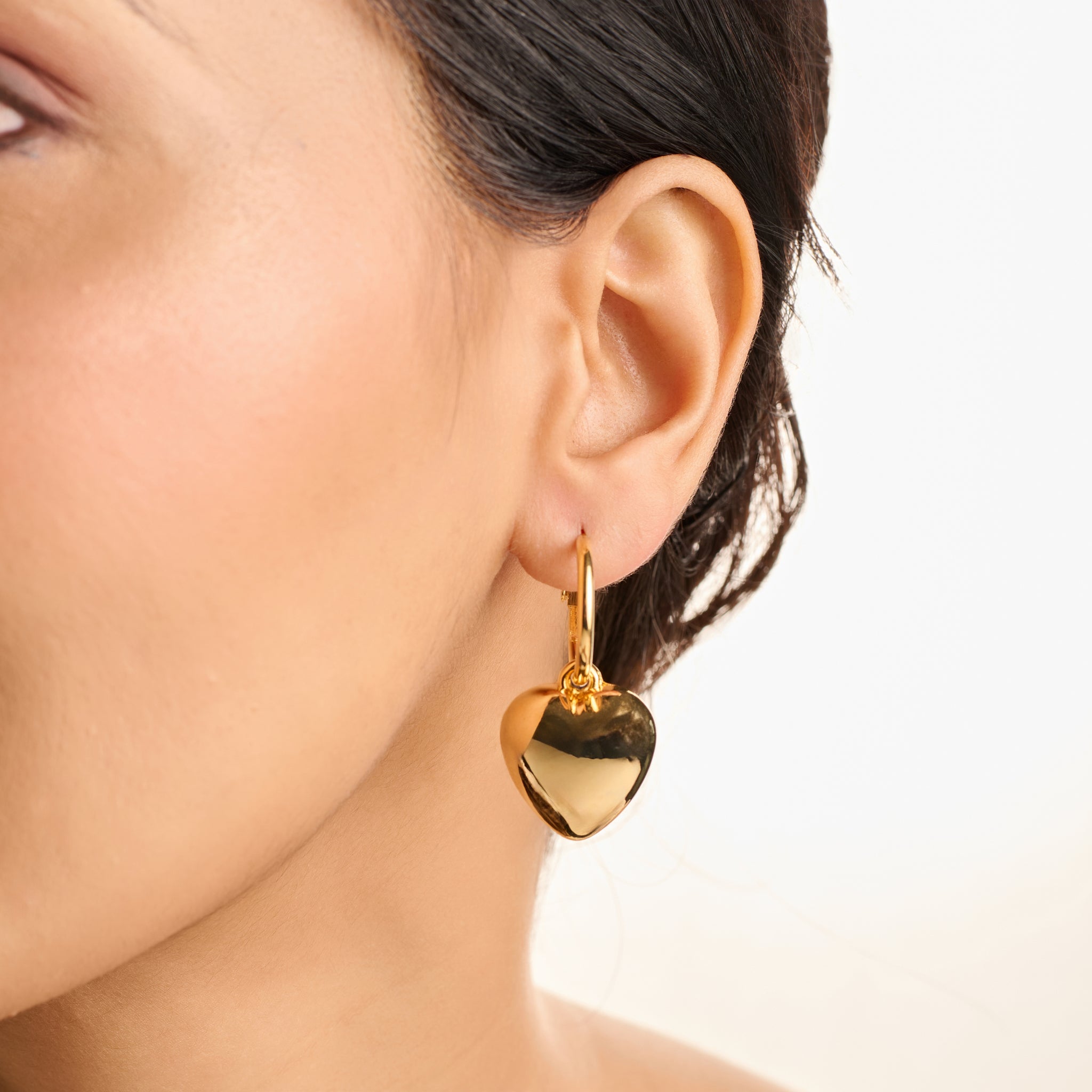 18K Micro-Gold Plated Double the Love Earrings